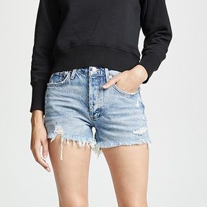 AGOLDE Parker Vintage Loose Fit Cutoff Shorts